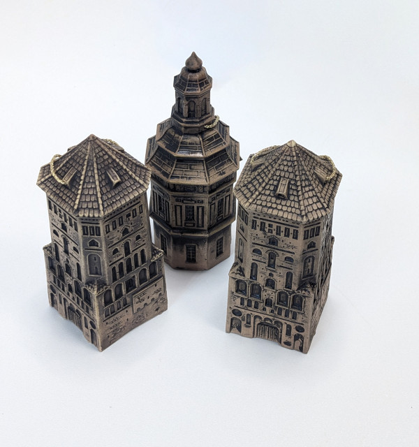 Башня-колокольчик сувенирная из керамики