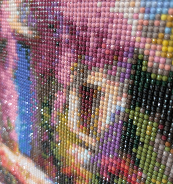 Картина, алмазная вышивка.  Картина на холсте.