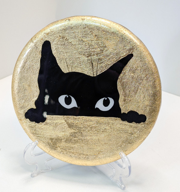 Панно "Черный кот"