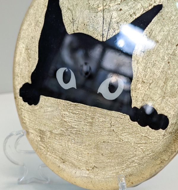 Панно "Черный кот"