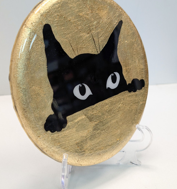 Панно "Черный кот"