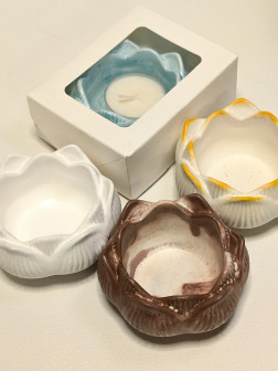 Гипсовые подсвечники