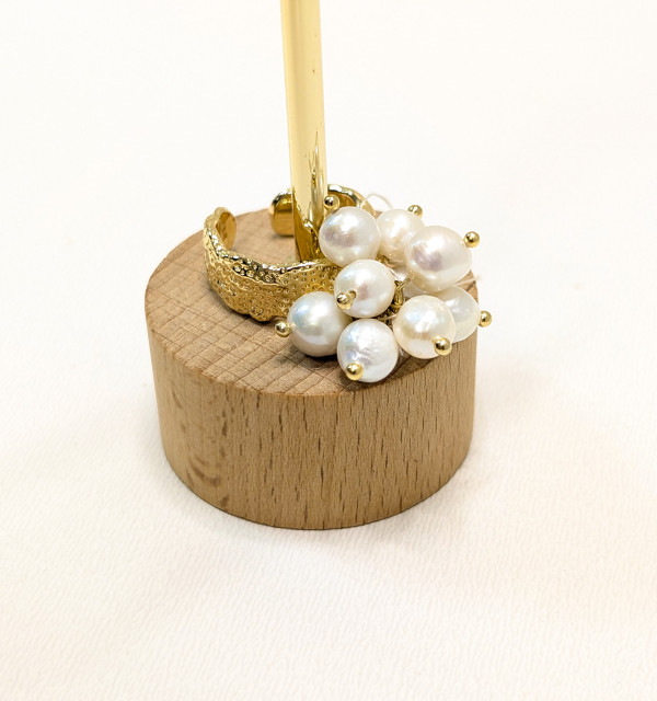 Кольцо с жемчугом