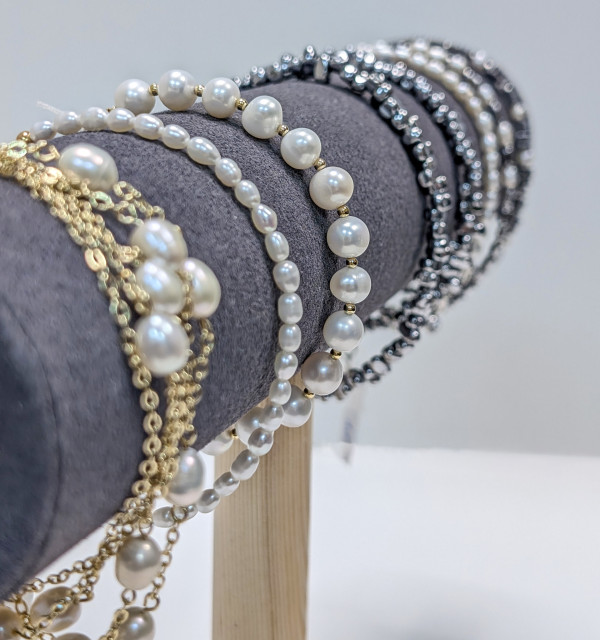 Браслет из натурального жемчуга