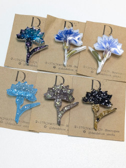 Браслет из голубого берилла и натурального жемчуга