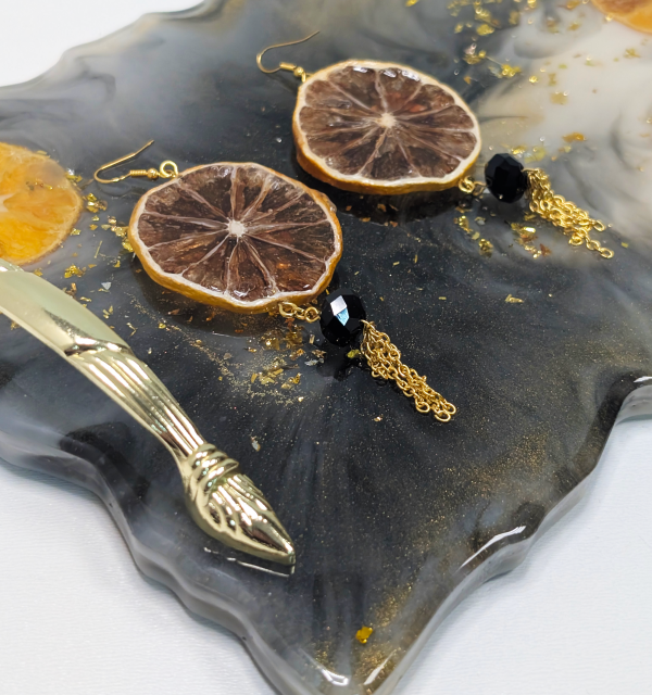 Серьги "Апельсин"