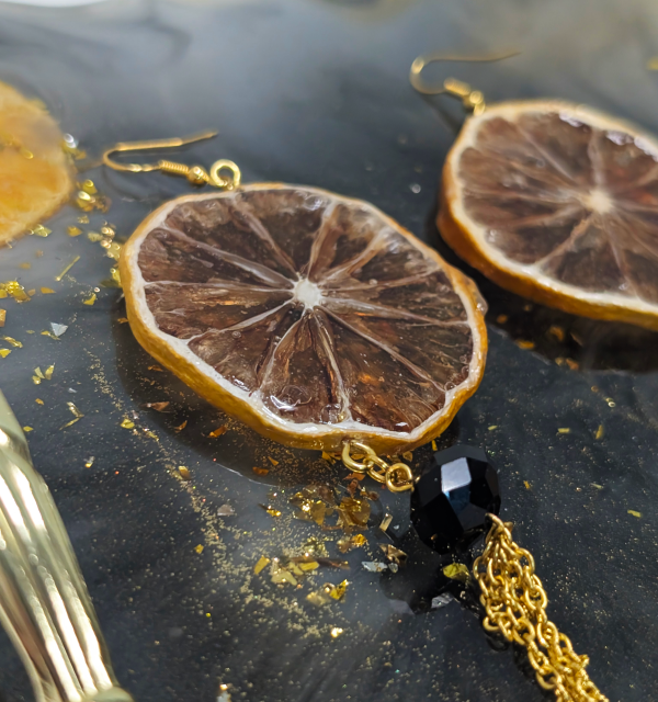 Серьги "Апельсин"