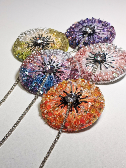 Брошь "одуванчик"