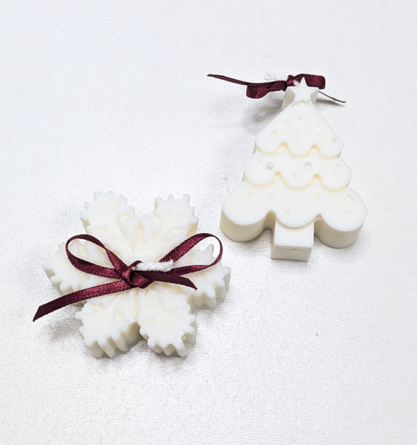 Свеча "Снежинка", "Ёлка"