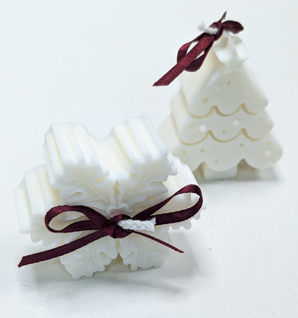 Свеча "Снежинка", "Ёлка"